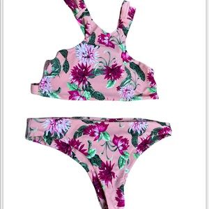 2 Piece Tori Praver Tropical Bikini Set